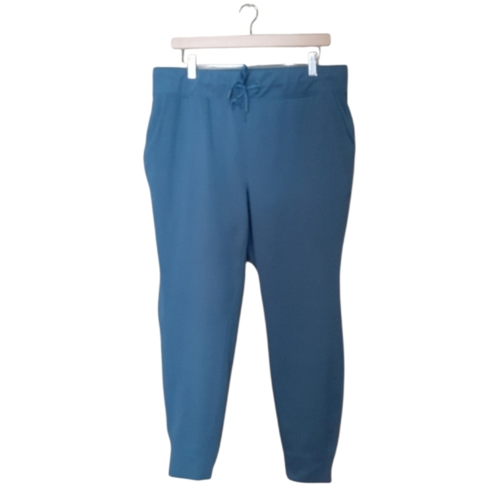 Yogalicious Lux Women's Yoga Jogger Pants Size Blue XL